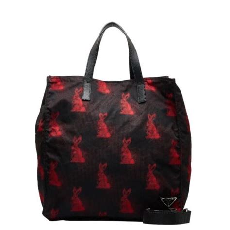 prada rabbit tote